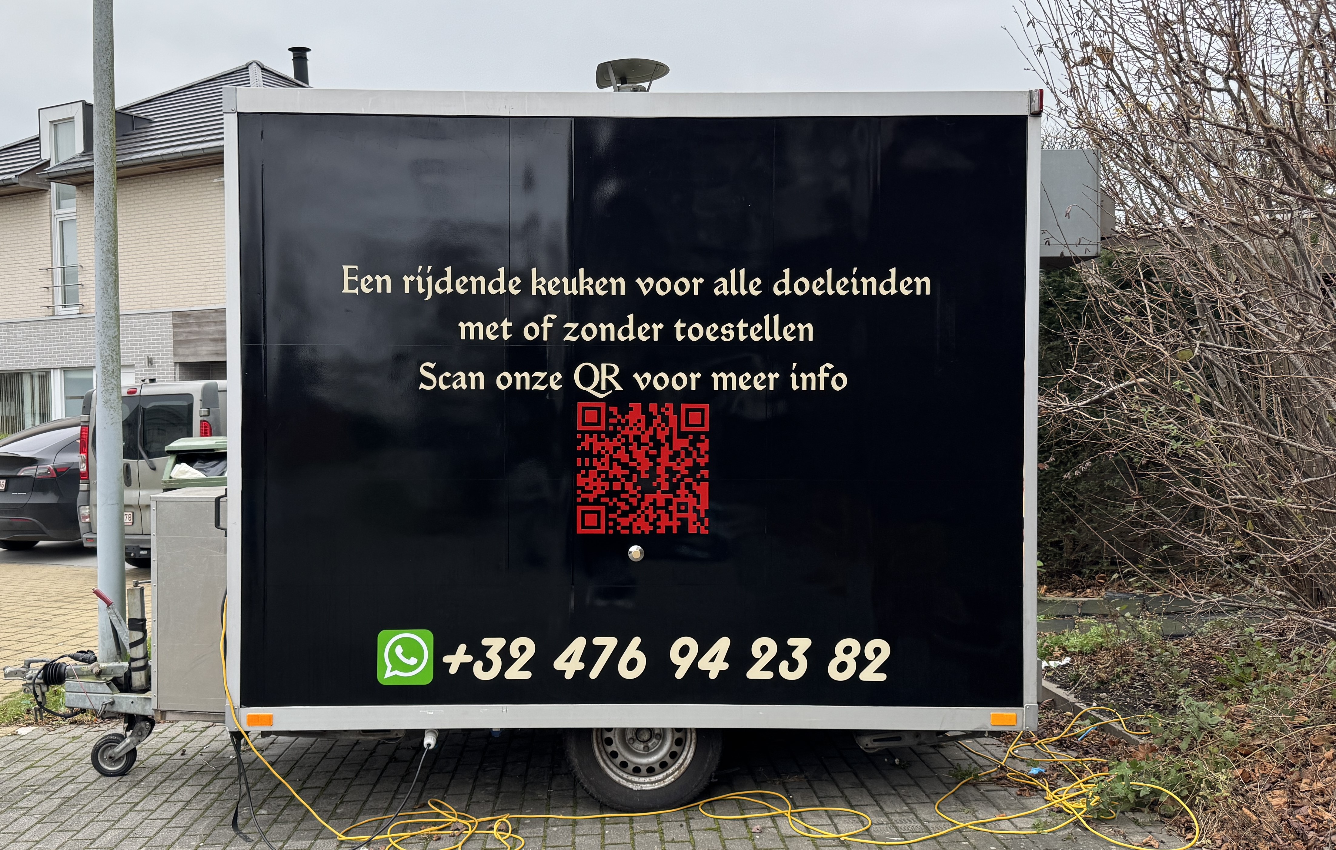Aanhangwagen Belettering